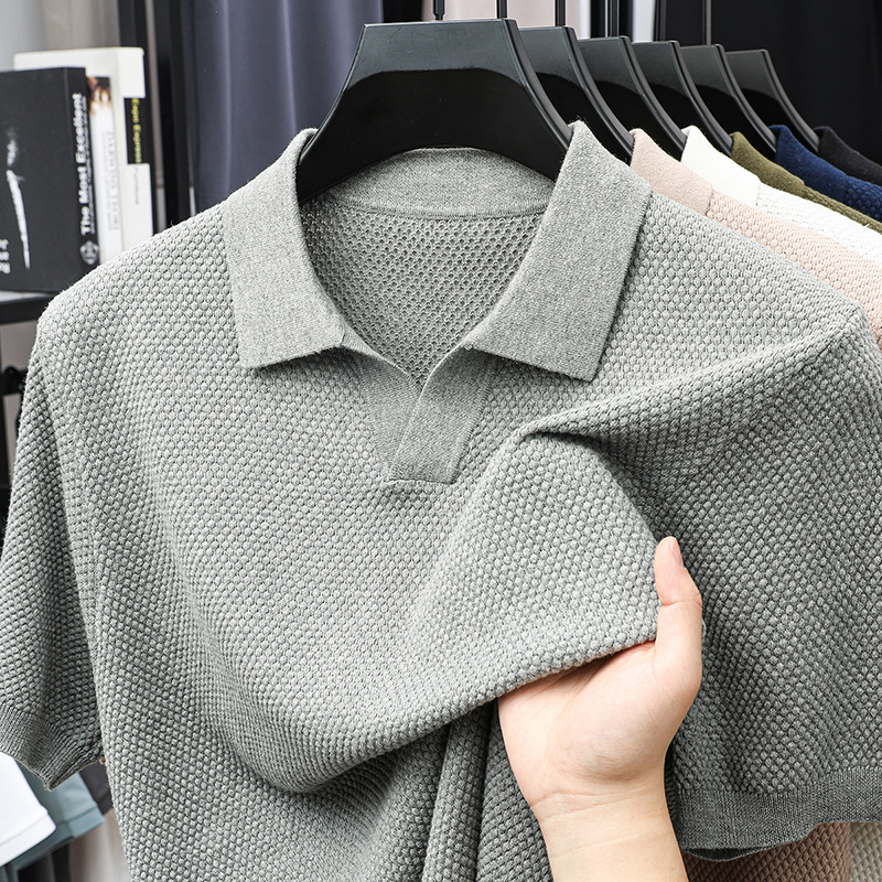 Polo Shirt Pique - High End Pure Cotton Knitted Short