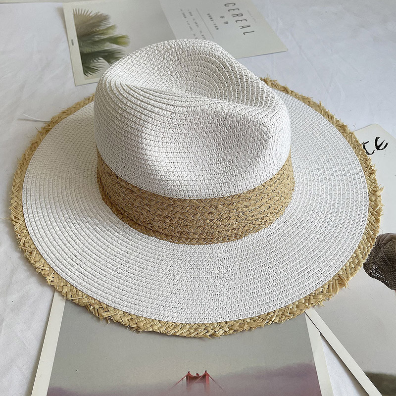 Fringed Brim Panama Hat Wide B - مراجعة Bucket Hat Straw وسعره