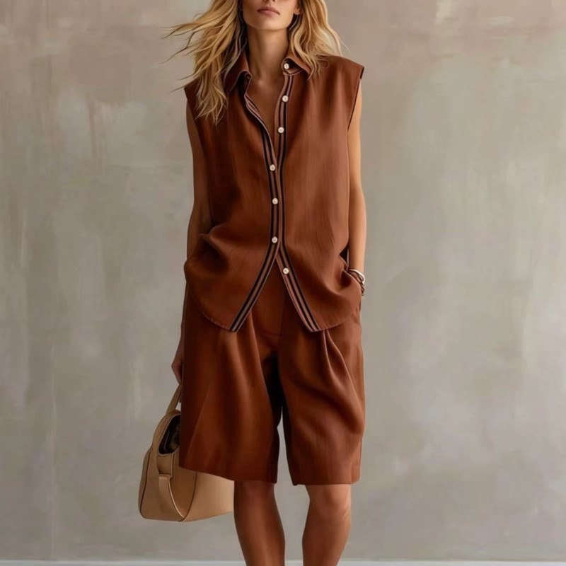 Summer Fashion Solid Linen Ble - مراجعة Shirt Camp Collar وسعره