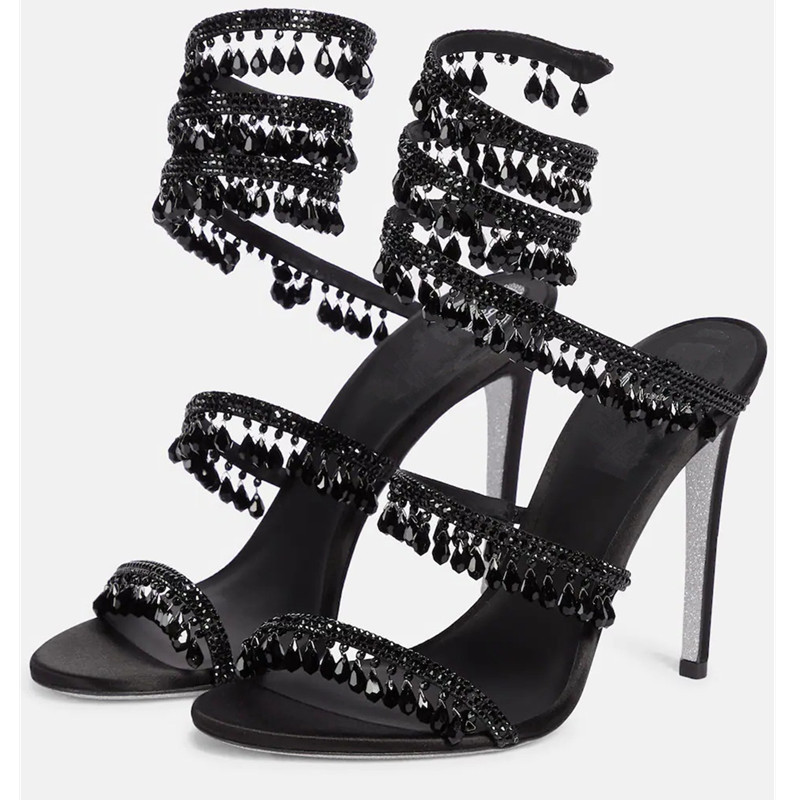 Sexy Green Crystal Fringe Stil - مراجعة Casual Sandal Leather وسعره