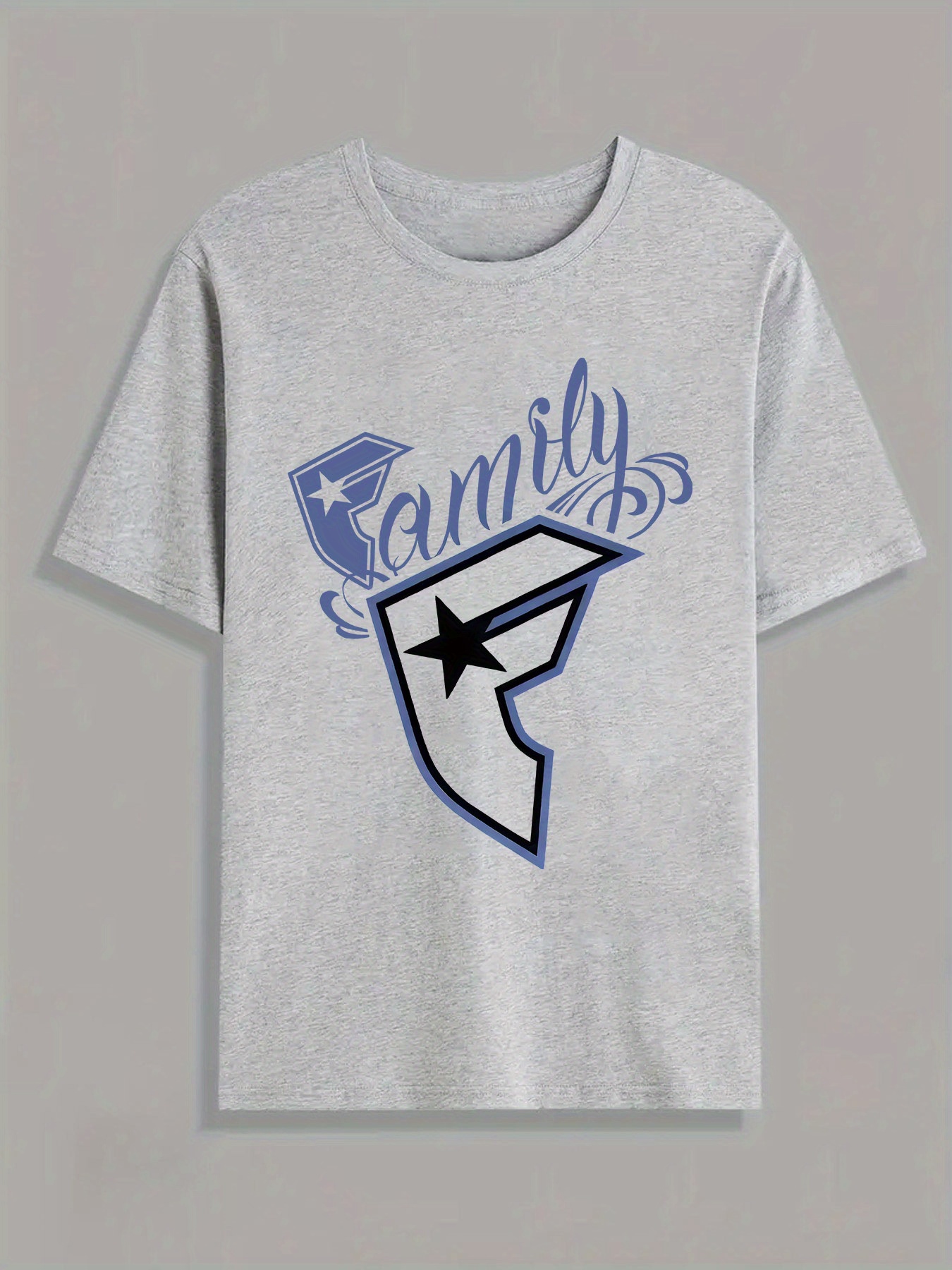 Men's Casual T-Shirt Family Gr - مراجعة Tee Graphic Print وسعره