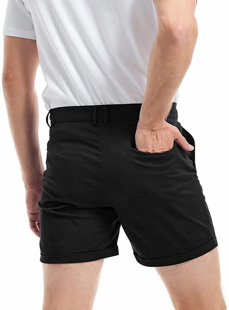 AIMPACT Men's Summer Slim-fit  - مراجعة Shorts Chino Slim وسعره