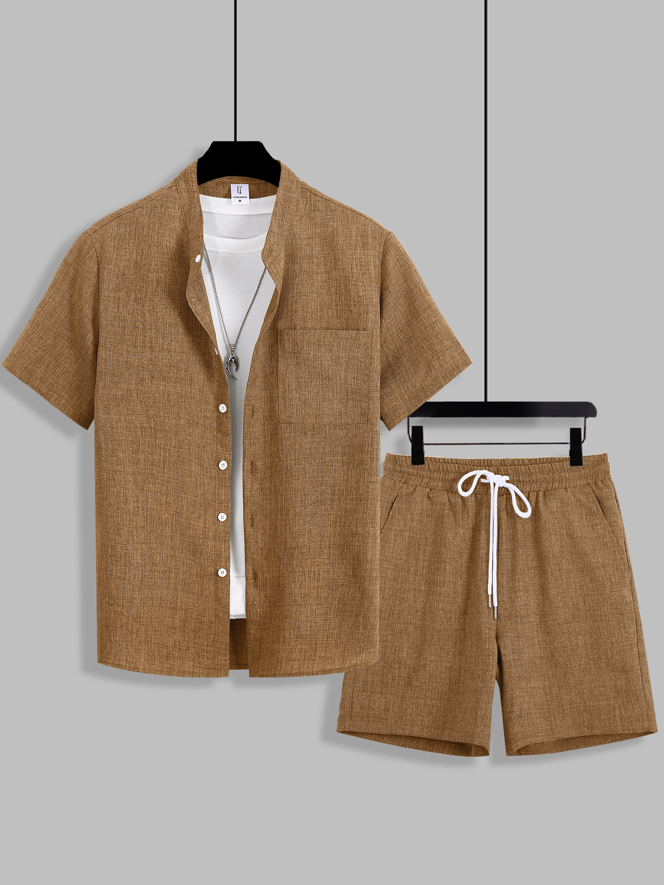 Summer Men's Cotton Linen Text - مراجعة Linen Shirt Breathable وسعره