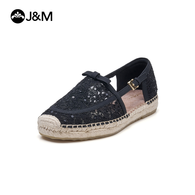 J&M Women Loafers Korean Flora - مراجعة Espadrille Slip On وسعره