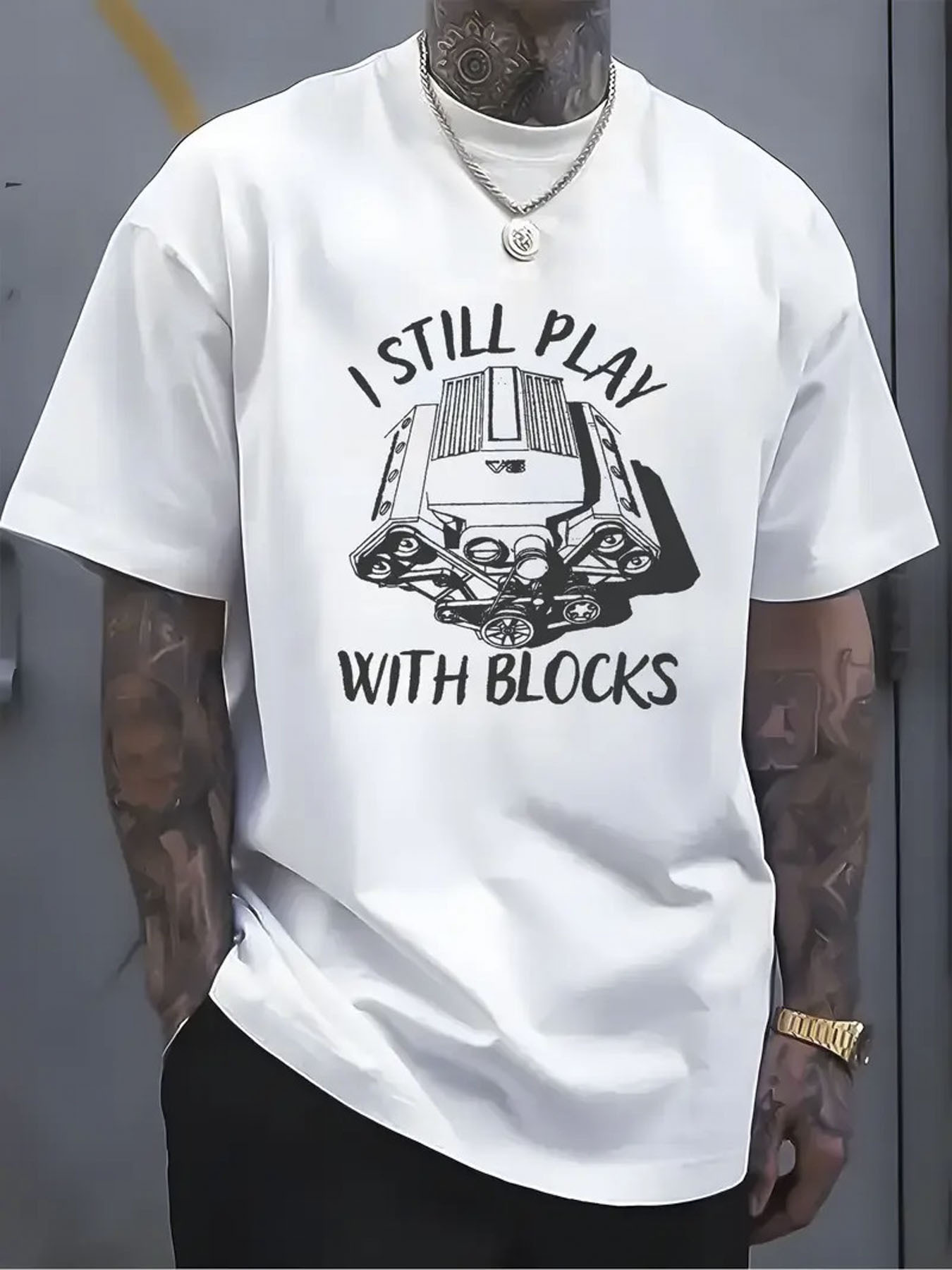 Men's 100% Cotton T-Shirt with - مراجعة Tee Graphic Print وسعره