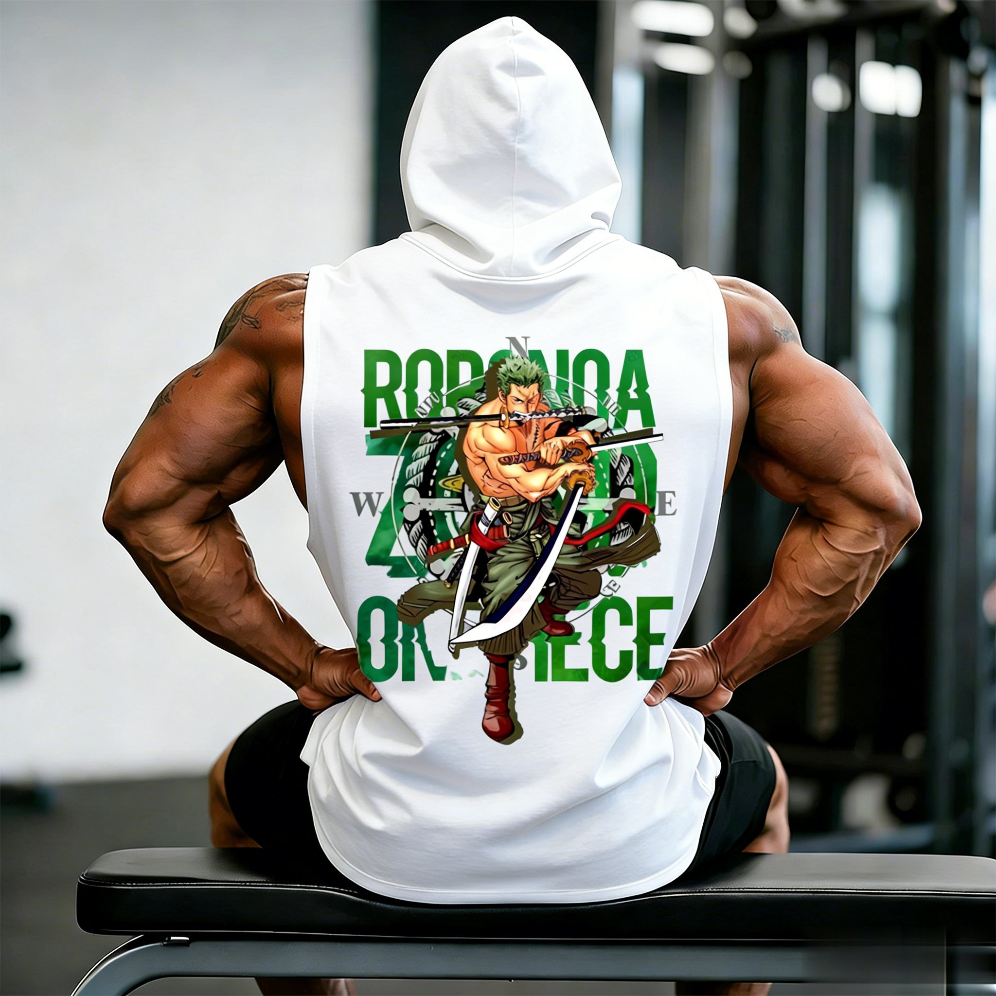 One Piece Zoro Roronoa Anime W - مراجعة Tank Top Muscle وسعره