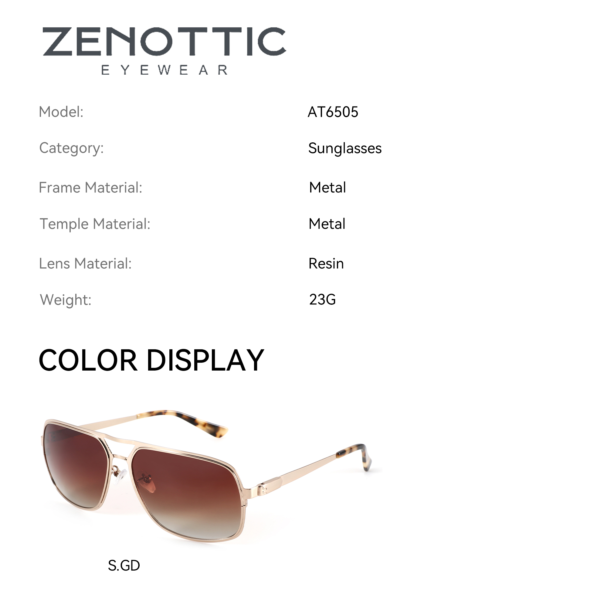ZENOTTIC（XL Size）High Quilty M - مراجعة Sunglasses Aviator Polarized وسعره