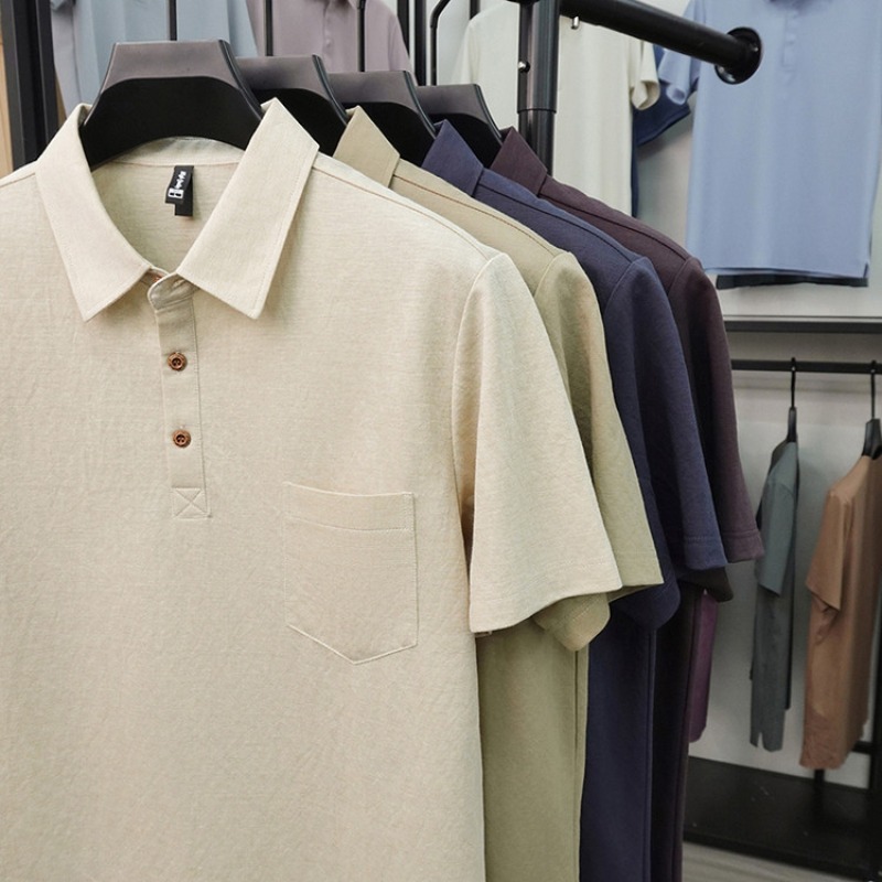 2026 New Men's Short Sleeve Po - مراجعة Polo Shirt Pique وسعره