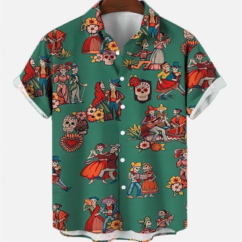 Summer Men's Fashion Casual So - مراجعة Resort Shirt Floral وسعره