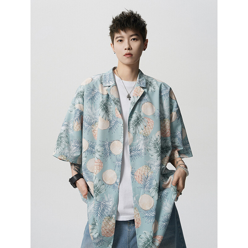 Summer Vintage Floral Print Lo - مراجعة Resort Shirt Floral وسعره
