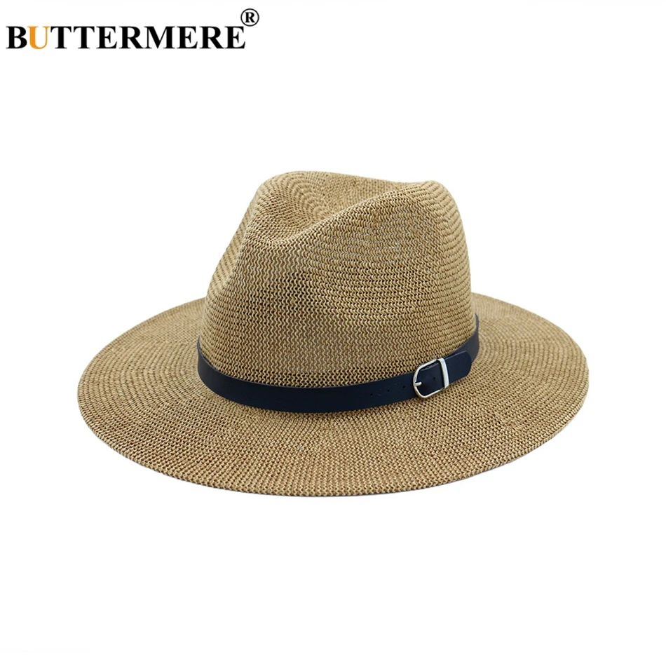 Navy Blue Beach Straw Hat Wome - مراجعة Bucket Hat Straw وسعره