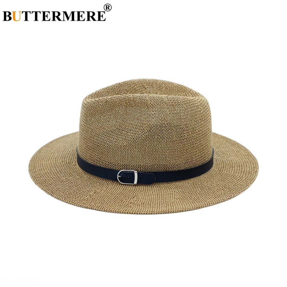 Navy Blue Beach Straw Hat Wome - مراجعة Bucket Hat Straw وسعره