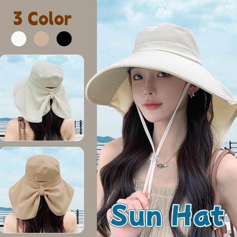 Outdoor UV Anti Neck Protectio - مراجعة Bucket Hat Straw وسعره