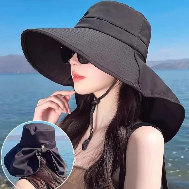 Outdoor UV Anti Neck Protectio - مراجعة Bucket Hat Straw وسعره