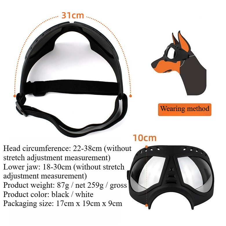 Pet Glasses for medium large-s - مراجعة Sunglass Retainer Cord وسعره