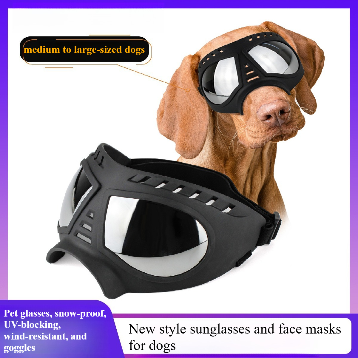 Pet Glasses for medium large-s - مراجعة Sunglass Retainer Cord وسعره