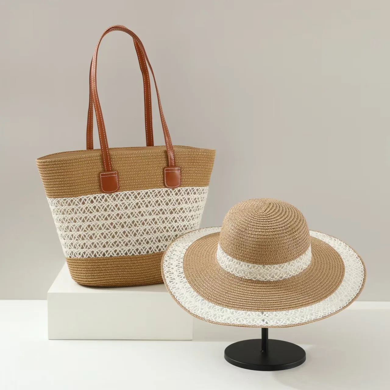 Large Capacity Straw Woven Bag - مراجعة Bucket Hat Straw وسعره