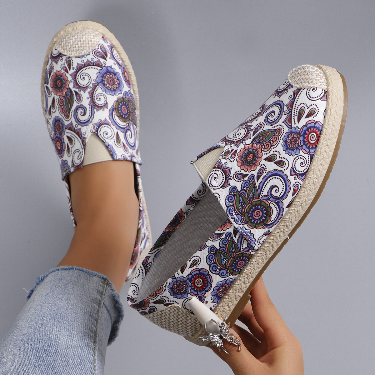 Spring new women's sports shoe - مراجعة Espadrille Slip On وسعره