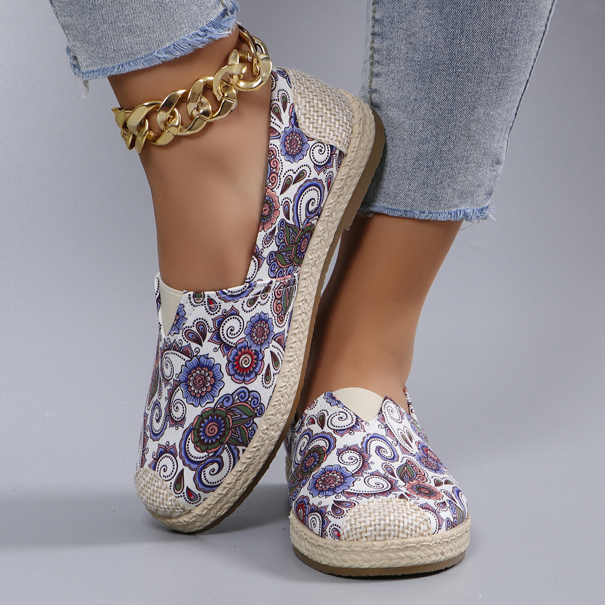 Spring new women's sports shoe - مراجعة Espadrille Slip On وسعره