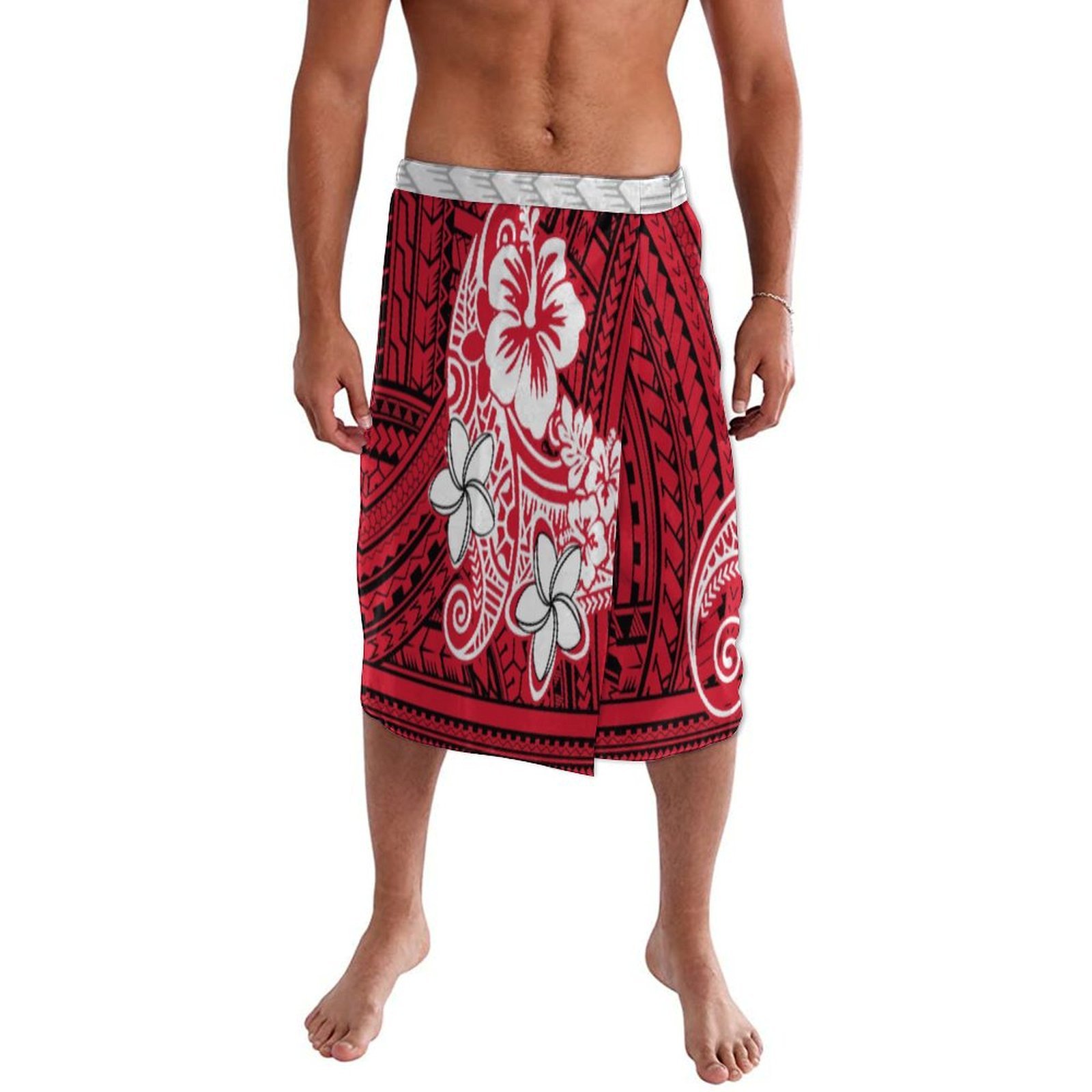Polynesian Island Customized M - مراجعة Sarong Men Wrap وسعره