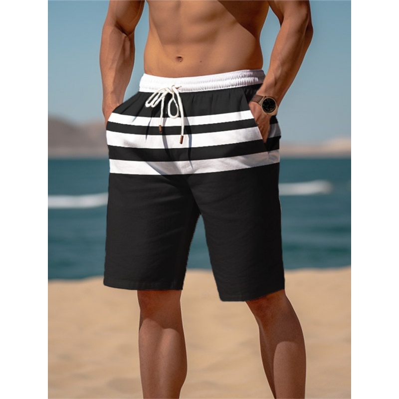 3D Printed Colorful Stripes Sh - مراجعة Trunks Board Surf وسعره