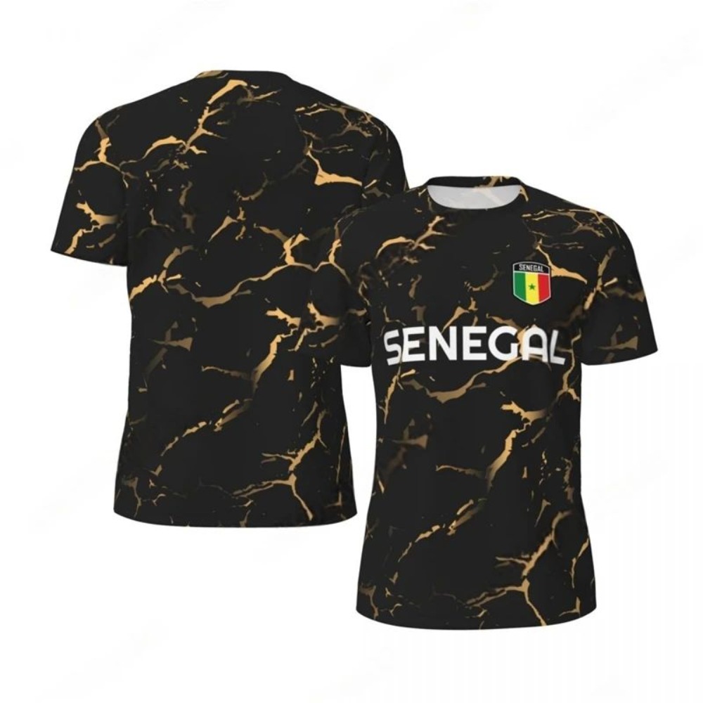 2026 New Summer Senegal Flag G - مراجعة Tee Graphic Print وسعره