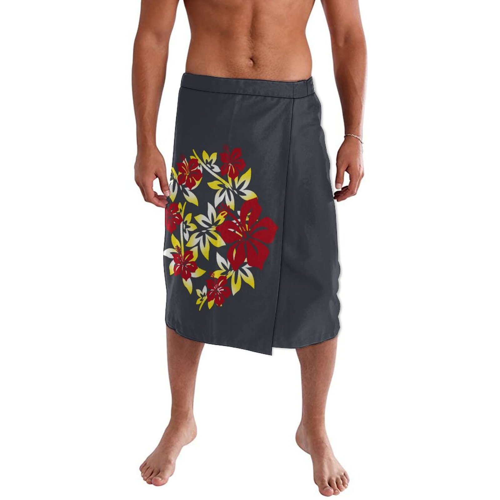Hot Hawaiian Ethnic Style Men' - مراجعة Sarong Men Wrap وسعره