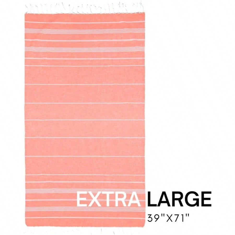 Turkish Beach Towel With Trave - مراجعة Beach Towel Large وسعره