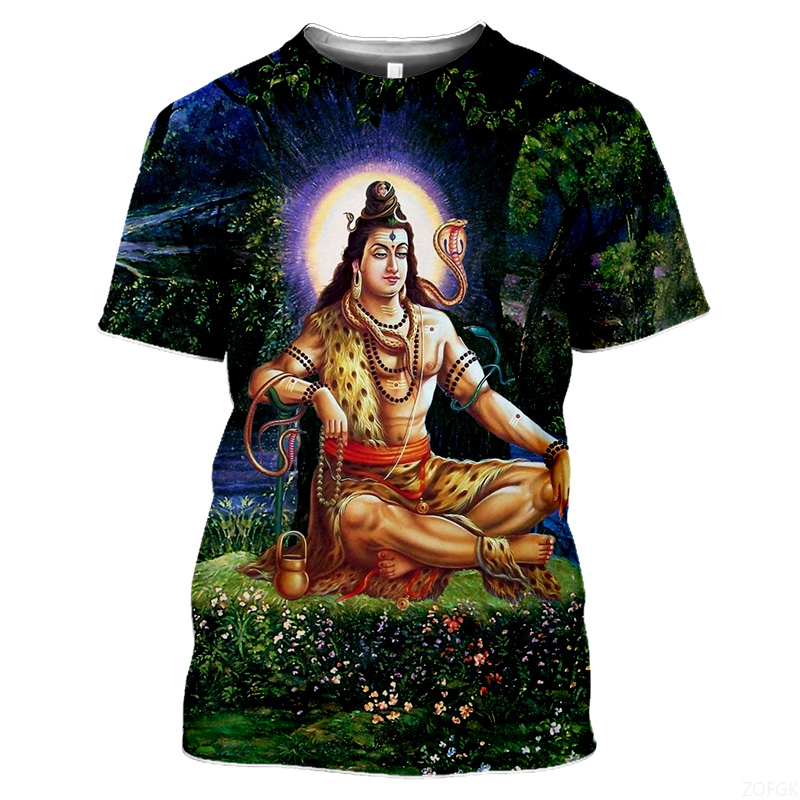 Summer Fashion Indian Deities  - مراجعة Tee Graphic Print وسعره