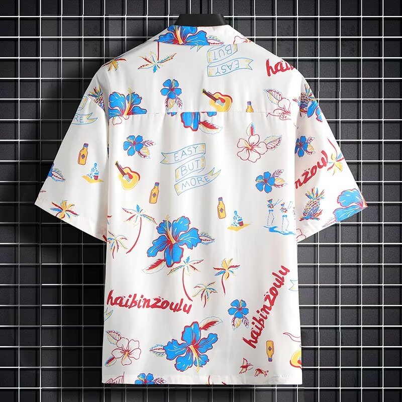 Resort Casual Short-Sleeved Sh - مراجعة Resort Shirt Floral وسعره