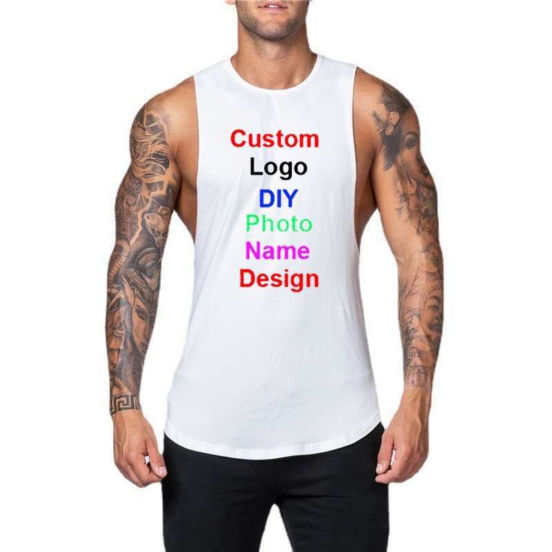 DIY Customized Logo Brand Gym  - مراجعة Tank Top Muscle وسعره