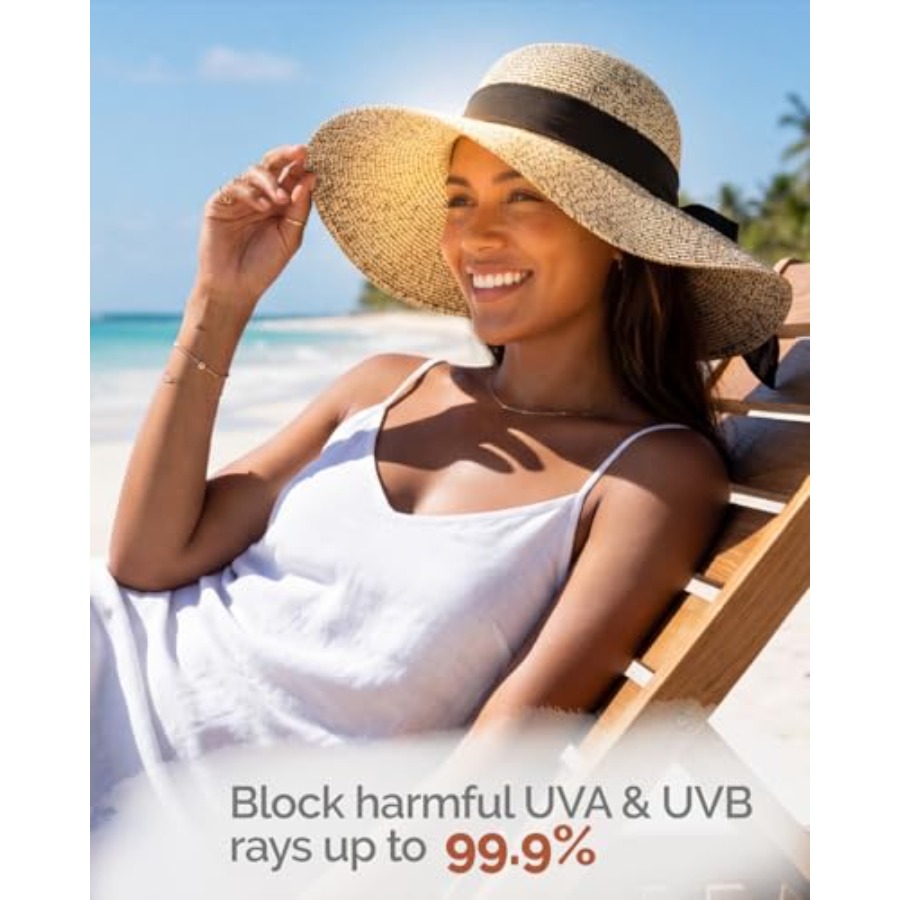 Hat Hut Wide Brim Beach Sun Ha - مراجعة Packable Hat Nylon وسعره