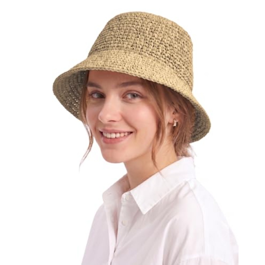 Zylioo XL Straw Bucket Hats, L - مراجعة Packable Hat Nylon وسعره