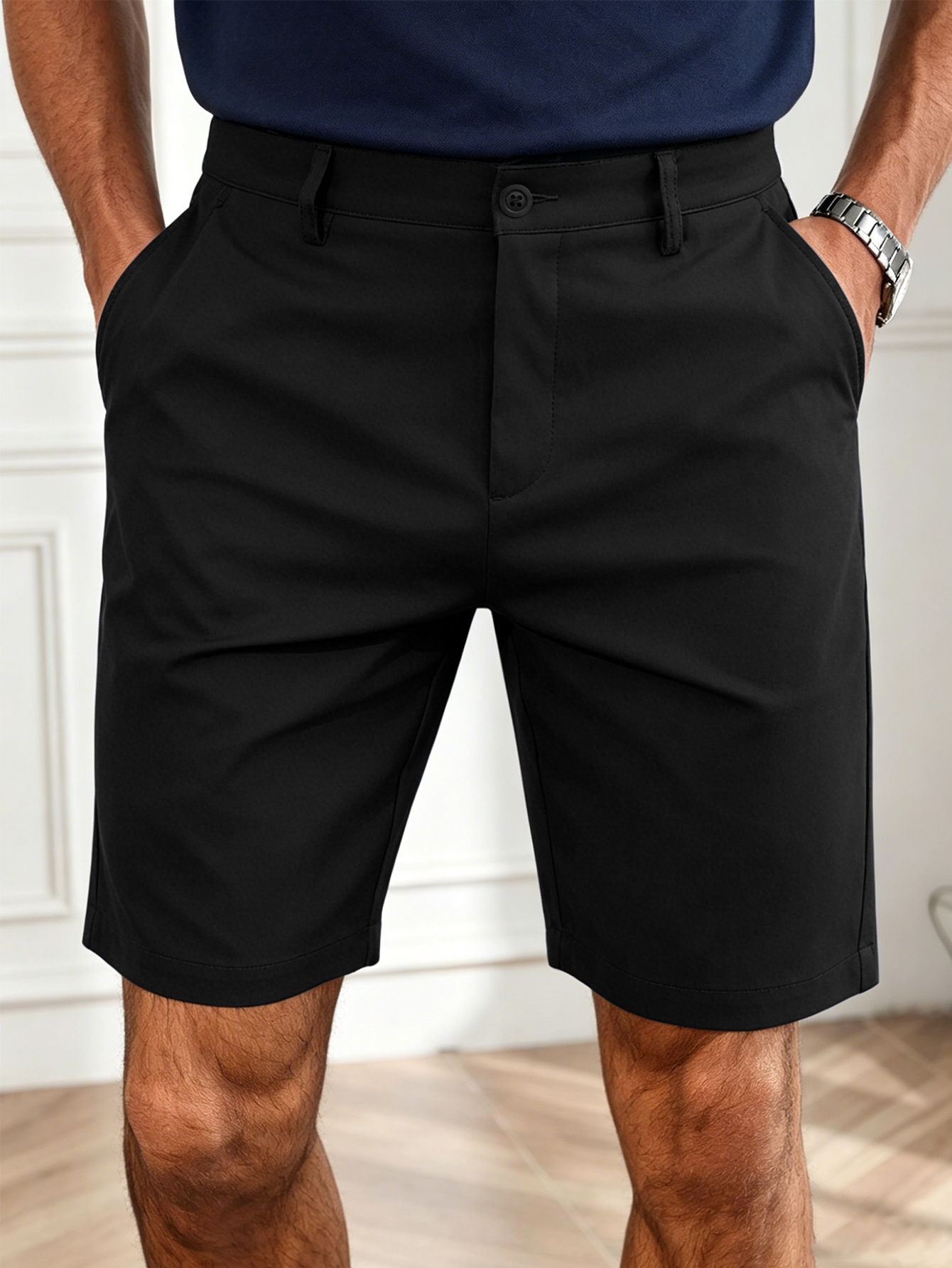 Men's Summer Stretch Chino Sho - مراجعة Shorts Chino Slim وسعره