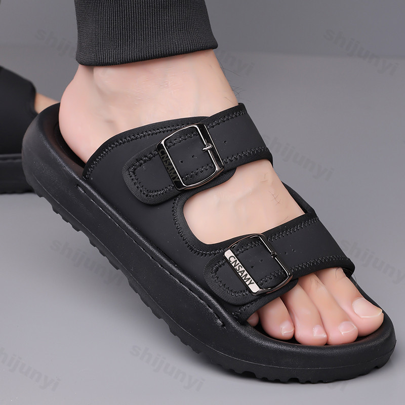 Men's Slippers 2025 Summer Bre - مراجعة Flip Flop Leather Men وسعره