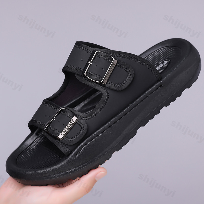 Men's Slippers 2025 Summer Bre - مراجعة Flip Flop Leather Men وسعره