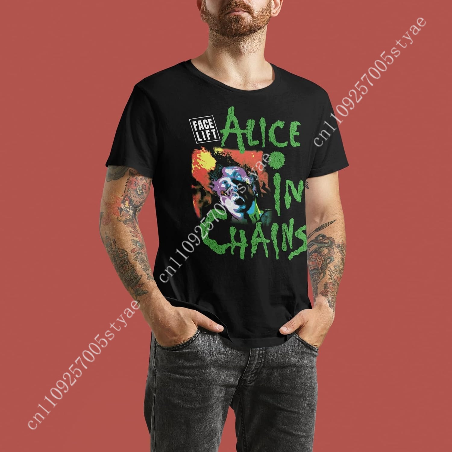 Alice in Chains Facelift Tour  - مراجعة Tee Graphic Print وسعره