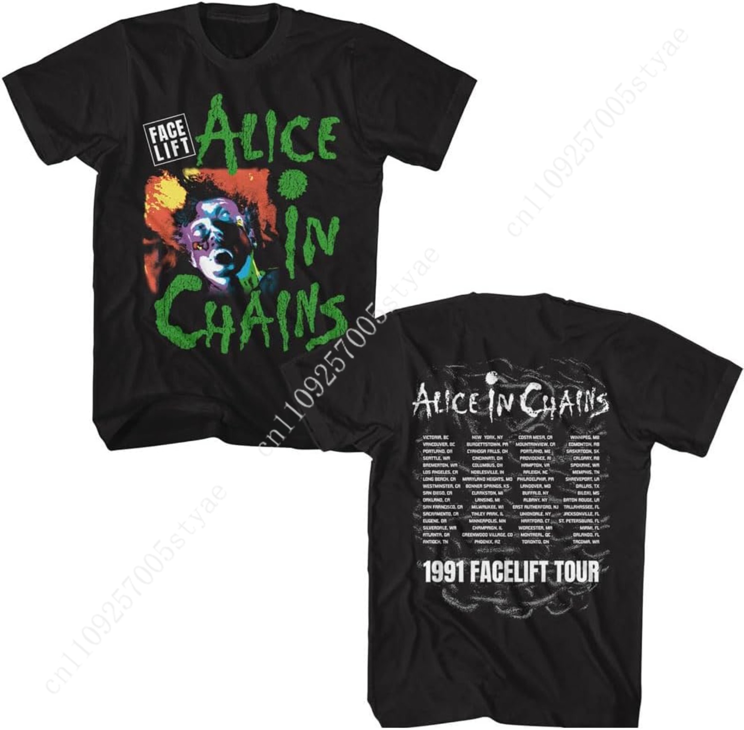 Alice in Chains Facelift Tour  - مراجعة Tee Graphic Print وسعره