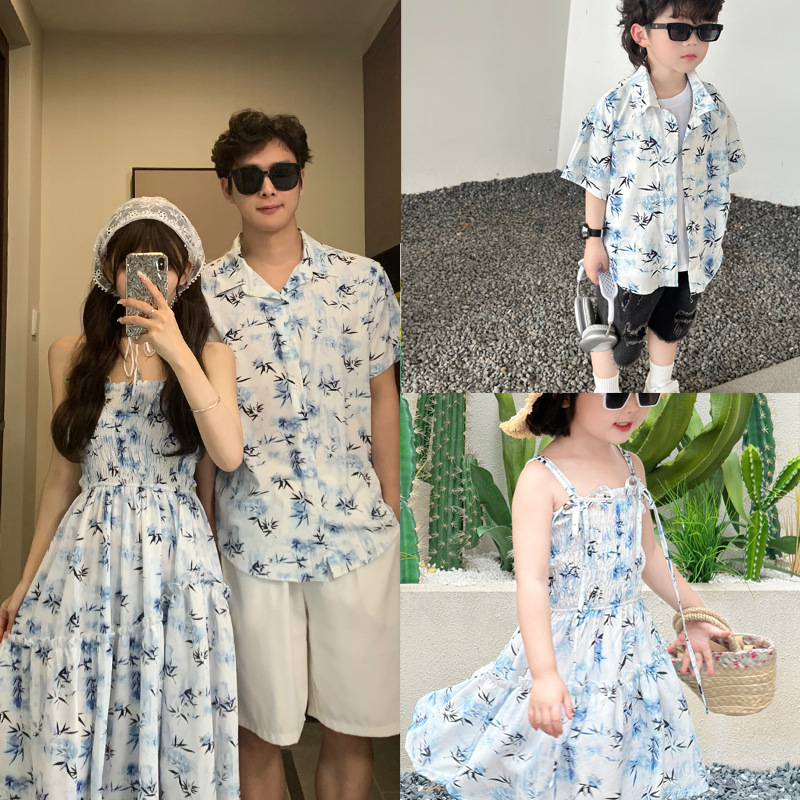 Resort Couple Look Parents and - مراجعة Resort Shirt Floral وسعره