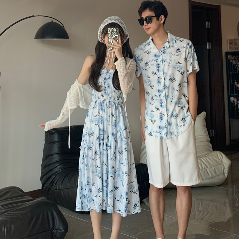 Resort Couple Look Parents and - مراجعة Resort Shirt Floral وسعره