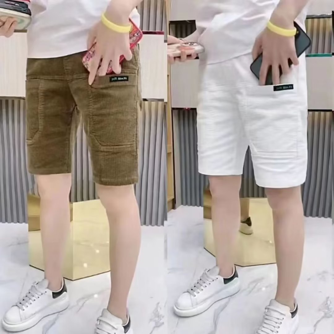 Slim Fit Summer Thin Corduroy  - مراجعة Shorts Chino Slim وسعره