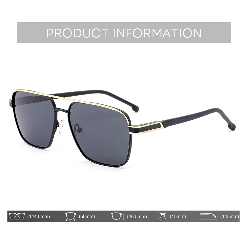 BLUEMOKY Fashion Metal Pilot P - مراجعة Sunglasses Aviator Polarized وسعره