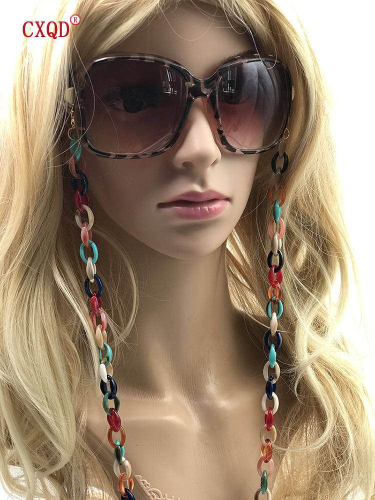 Fashion Women Acrylic Eyeglass - مراجعة Sunglass Retainer Cord وسعره