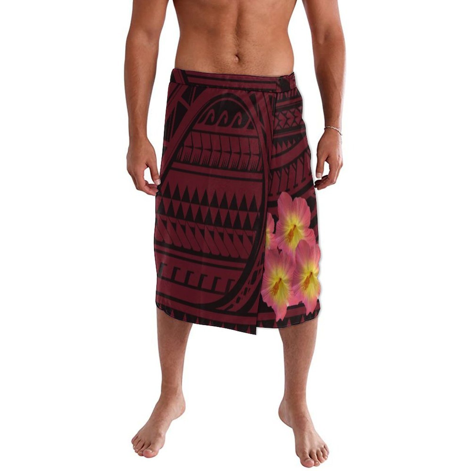 Polynesian Samoa Fiji Beach Wr - مراجعة Sarong Men Wrap وسعره