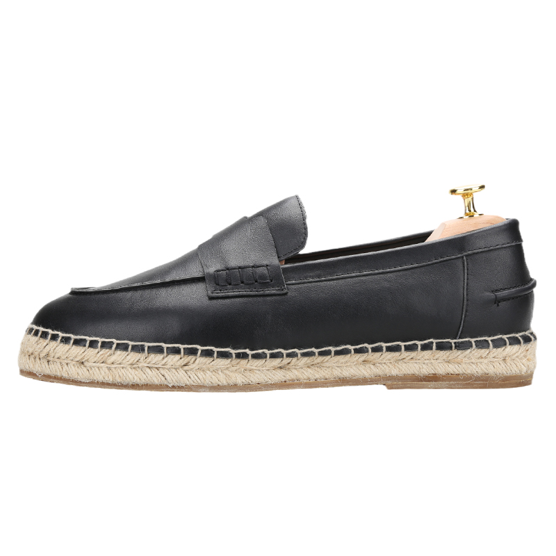Piegitar Black Genuine Leather - مراجعة Espadrille Slip On وسعره