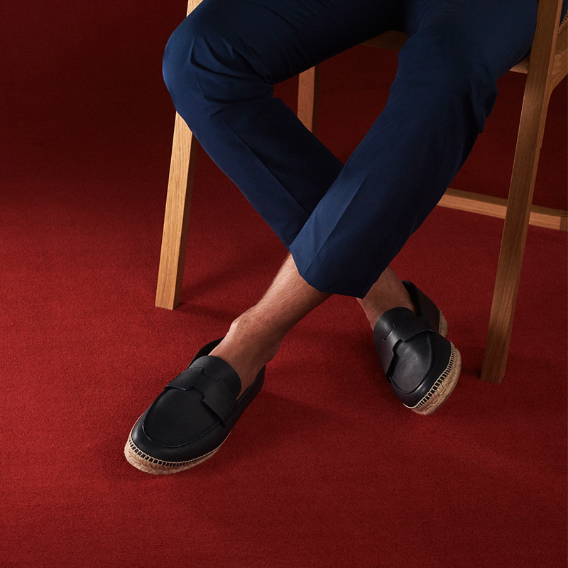 Piegitar Black Genuine Leather - مراجعة Espadrille Slip On وسعره