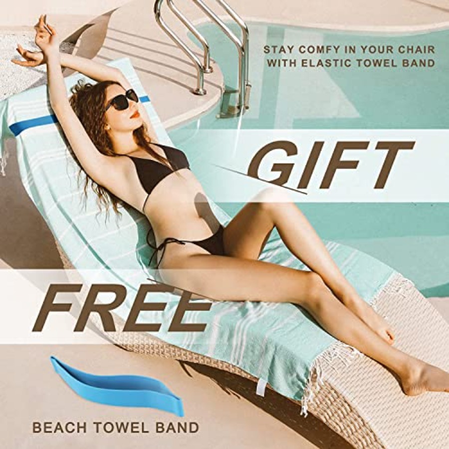 Packs Turkish Beach Towel Bath - مراجعة Beach Towel Large وسعره
