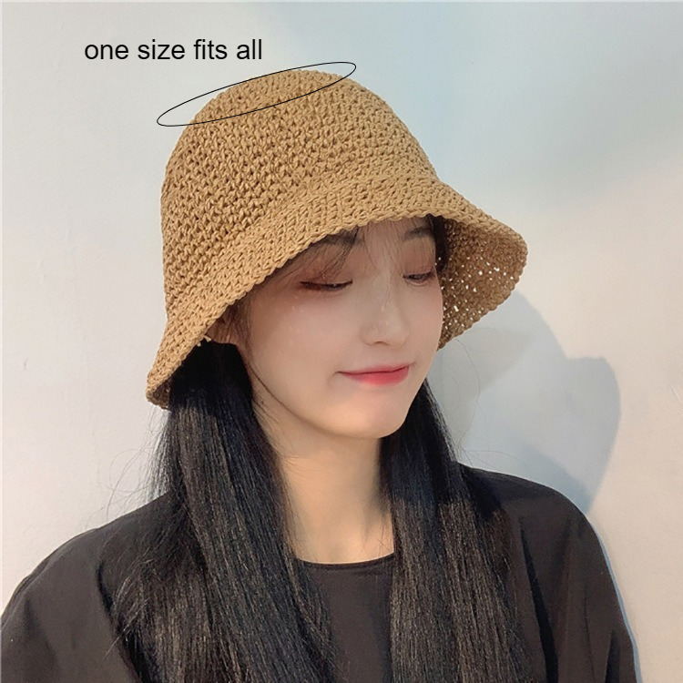 Foldable Handmade Woven Bucket - مراجعة Bucket Hat Straw وسعره