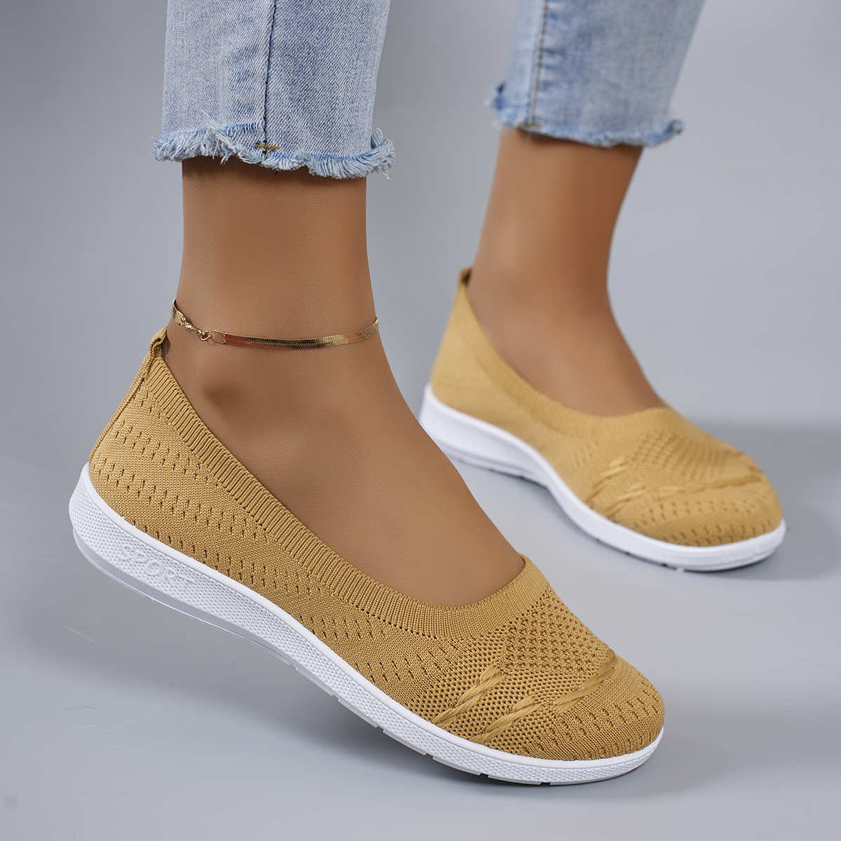 Women's summer breathable mesh - مراجعة Espadrille Slip On وسعره