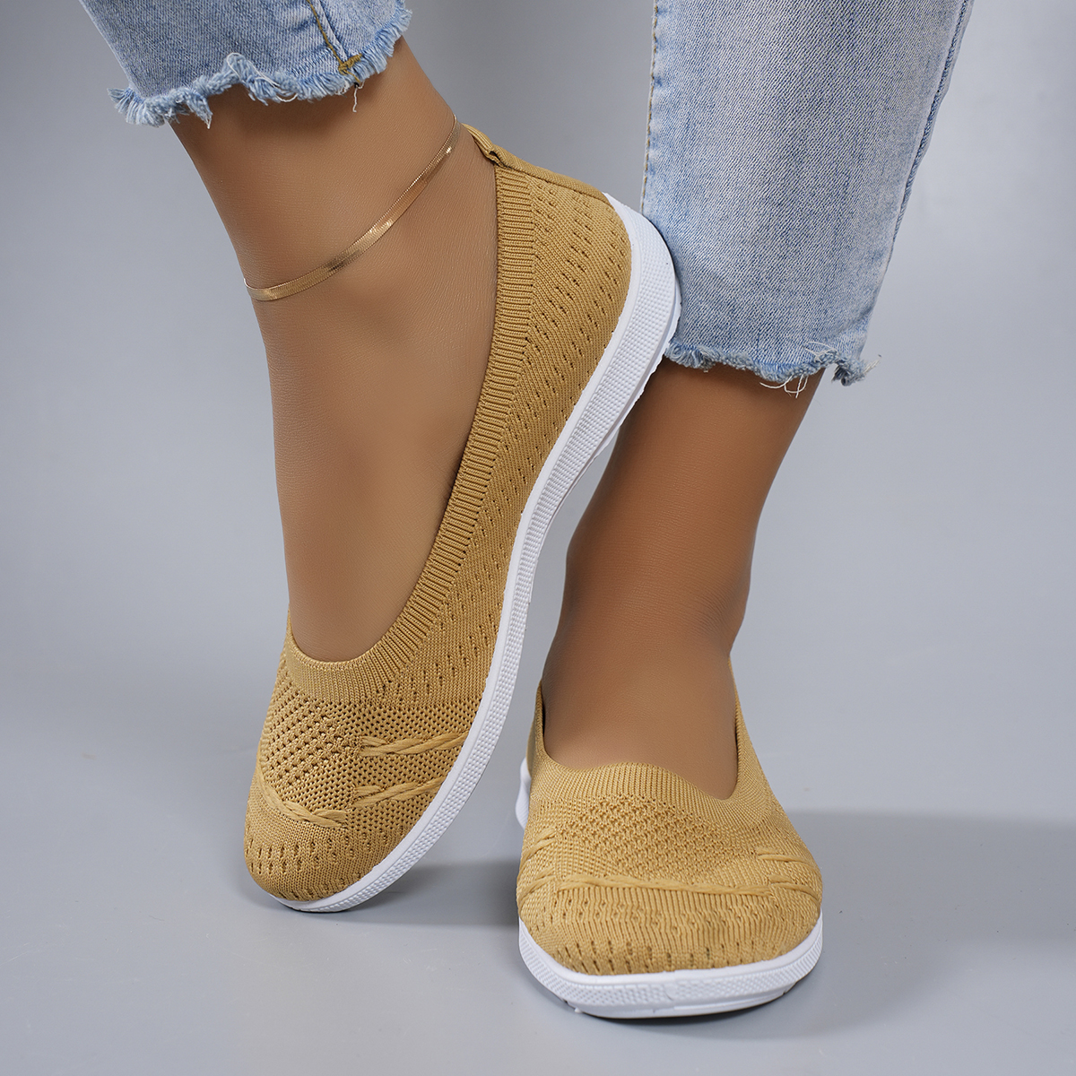Women's summer breathable mesh - مراجعة Espadrille Slip On وسعره